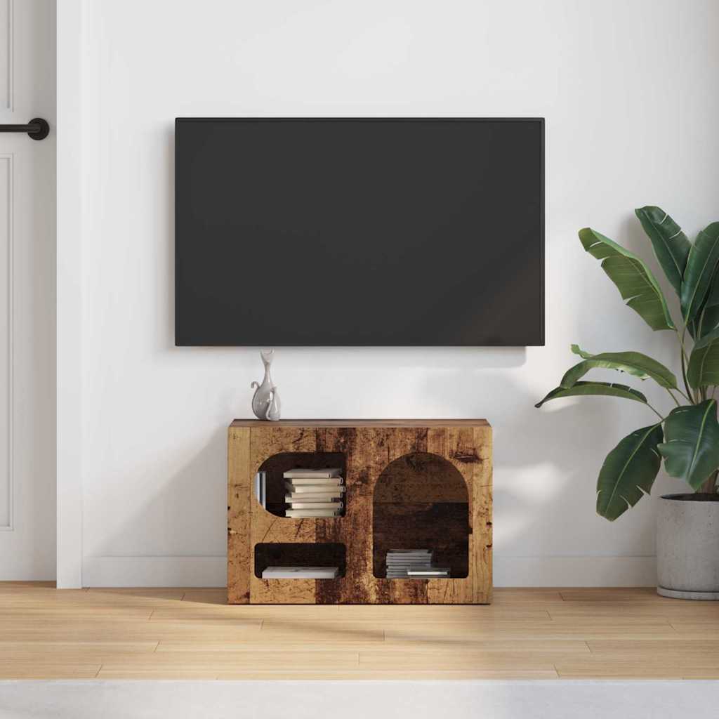 vidaXL Meuble TV en bois de récupération 60 x 35 x 40 cm Bois d'ingénierie
