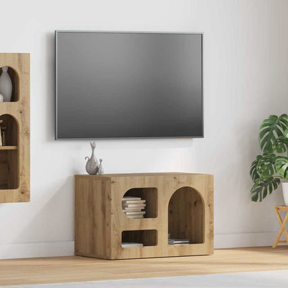 Meuble TV vidaXL chêne Artisan 60 x 35 x 40 cm Bois d'ingénierie