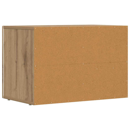 Meuble TV vidaXL chêne Artisan 60 x 35 x 40 cm Bois d'ingénierie