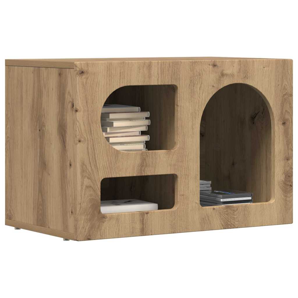 Meuble TV vidaXL chêne Artisan 60 x 35 x 40 cm Bois d'ingénierie
