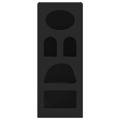 vidaXL Buffet noir 40 x 35 x 100,5 cm, bois d'ingénierie