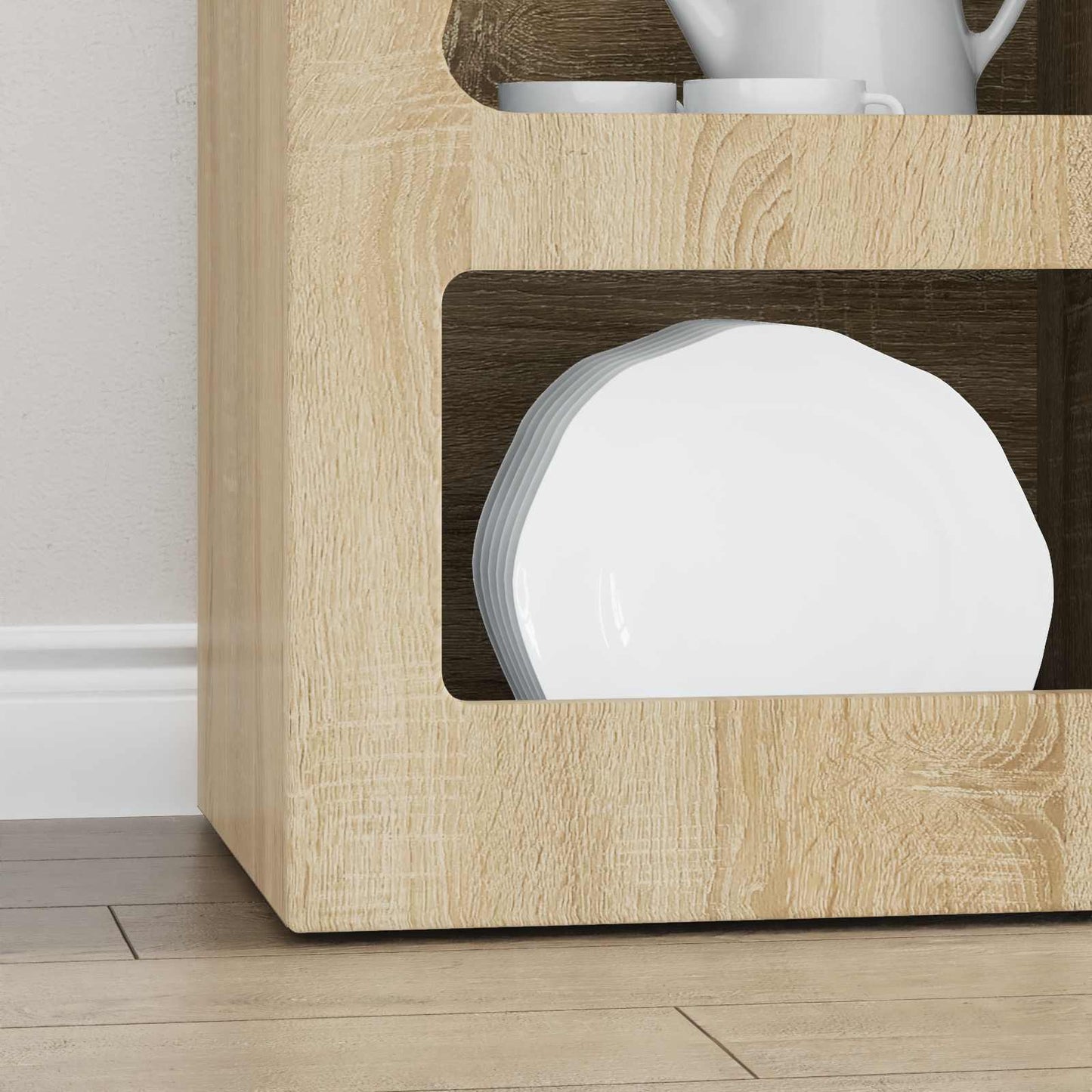 vidaXL Buffet chêne Sonoma 40 x 35 x 100,5 cm Bois d'ingénierie