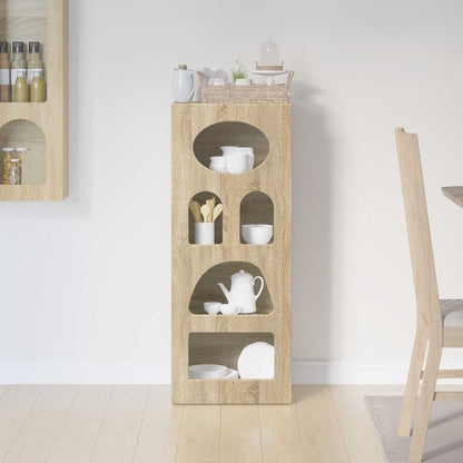 vidaXL Buffet chêne Sonoma 40 x 35 x 100,5 cm Bois d'ingénierie