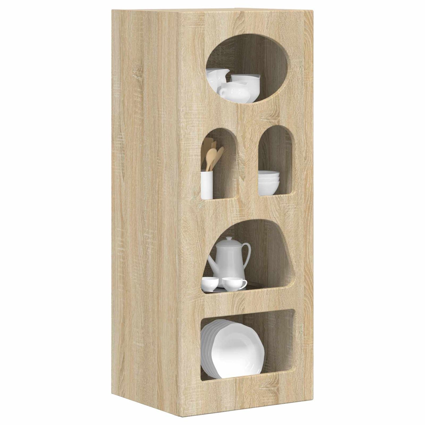 vidaXL Buffet chêne Sonoma 40 x 35 x 100,5 cm Bois d'ingénierie