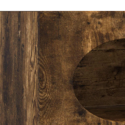 vidaXL Buffet chêne fumé 40 x 35 x 100,5 cm bois d'ingénierie