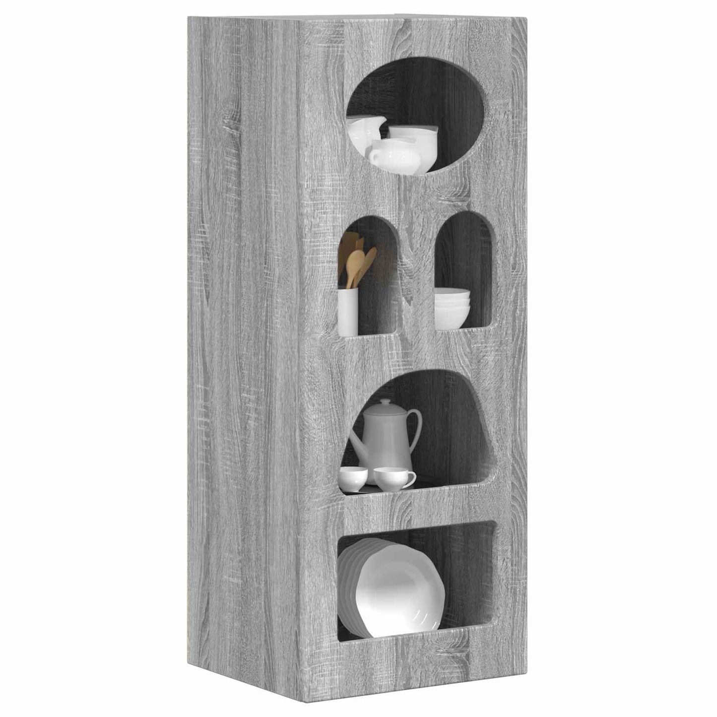 Sideboard Graues Sonoma 40 x 35 x 100,5 cm Holzwerkstoff