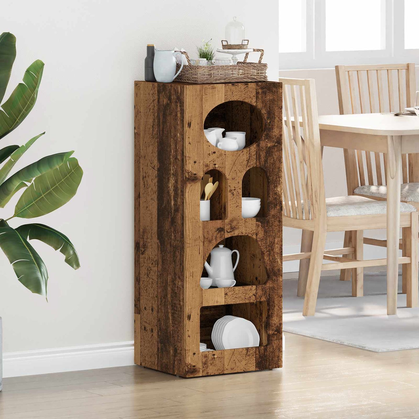 vidaXL Buffet Bois de récupération 40 x 35 x 100,5 cm Bois d'ingénierie