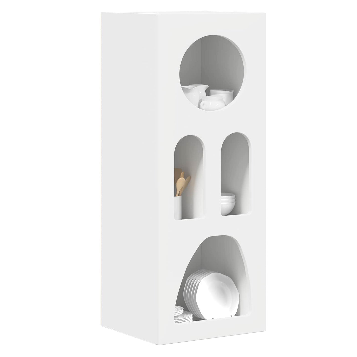 vidaXL Buffet Blanc 40 x 35 x 100,5 cm Bois d'ingénierie