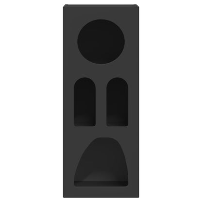 vidaXL Buffet noir 40 x 35 x 100,5 cm, bois d'ingénierie