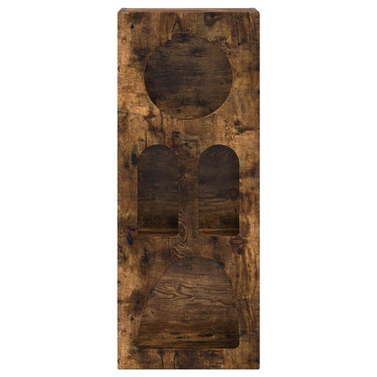 vidaXL Bahut chêne fumé 40 x 35 x 100,5 cm bois d'ingénierie