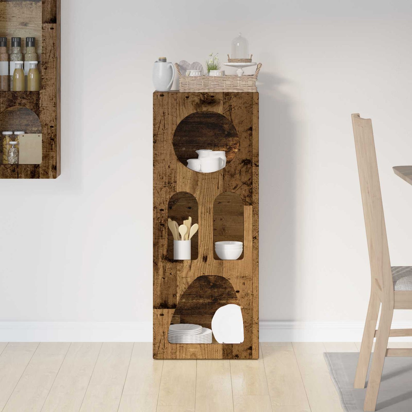 vidaXL Buffet Bois de récupération 40 x 35 x 100,5 cm Bois d'ingénierie