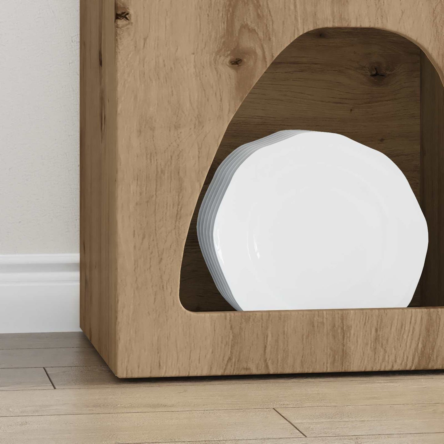 vidaXL Buffet Chêne Artisan 40 x 35 x 100,5 cm Bois d'ingénierie