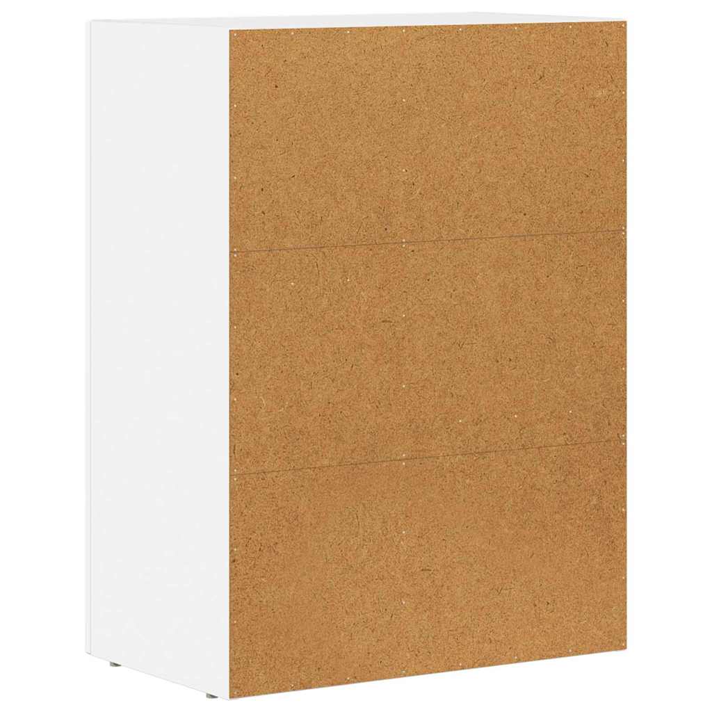 vidaXL Buffet blanc 59 x 35 x 80,5 cm bois d'ingénierie