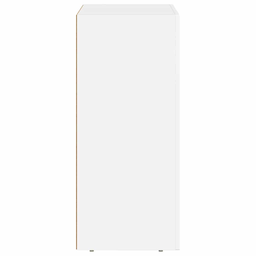 vidaXL Buffet blanc 59 x 35 x 80,5 cm bois d'ingénierie