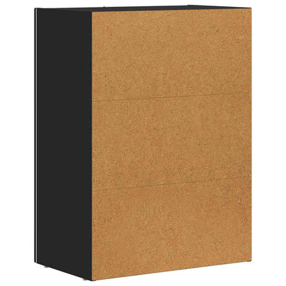 vidaXL Buffet noir 59 x 35 x 80,5 cm Aggloméré