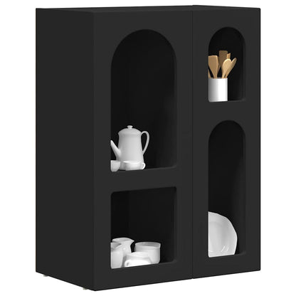 vidaXL Buffet noir 59 x 35 x 80,5 cm Aggloméré