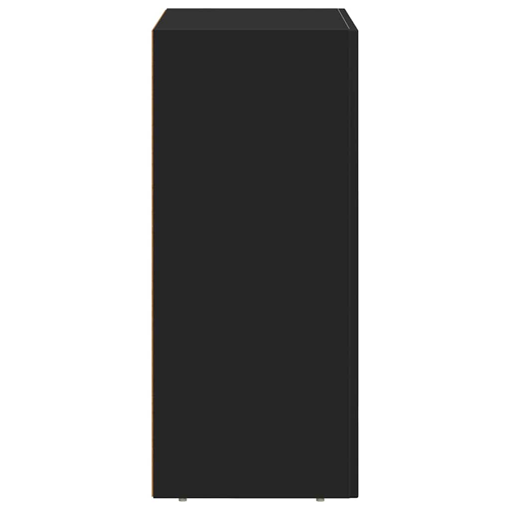vidaXL Buffet noir 59 x 35 x 80,5 cm Aggloméré