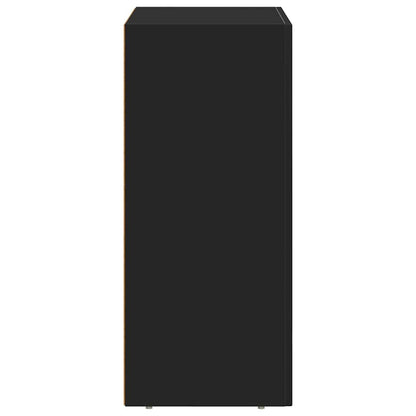 vidaXL Buffet noir 59 x 35 x 80,5 cm Aggloméré