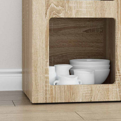 Sideboard Sonoma-Eiche 59 x 35 x 80,5 cm Holzwerkstoff