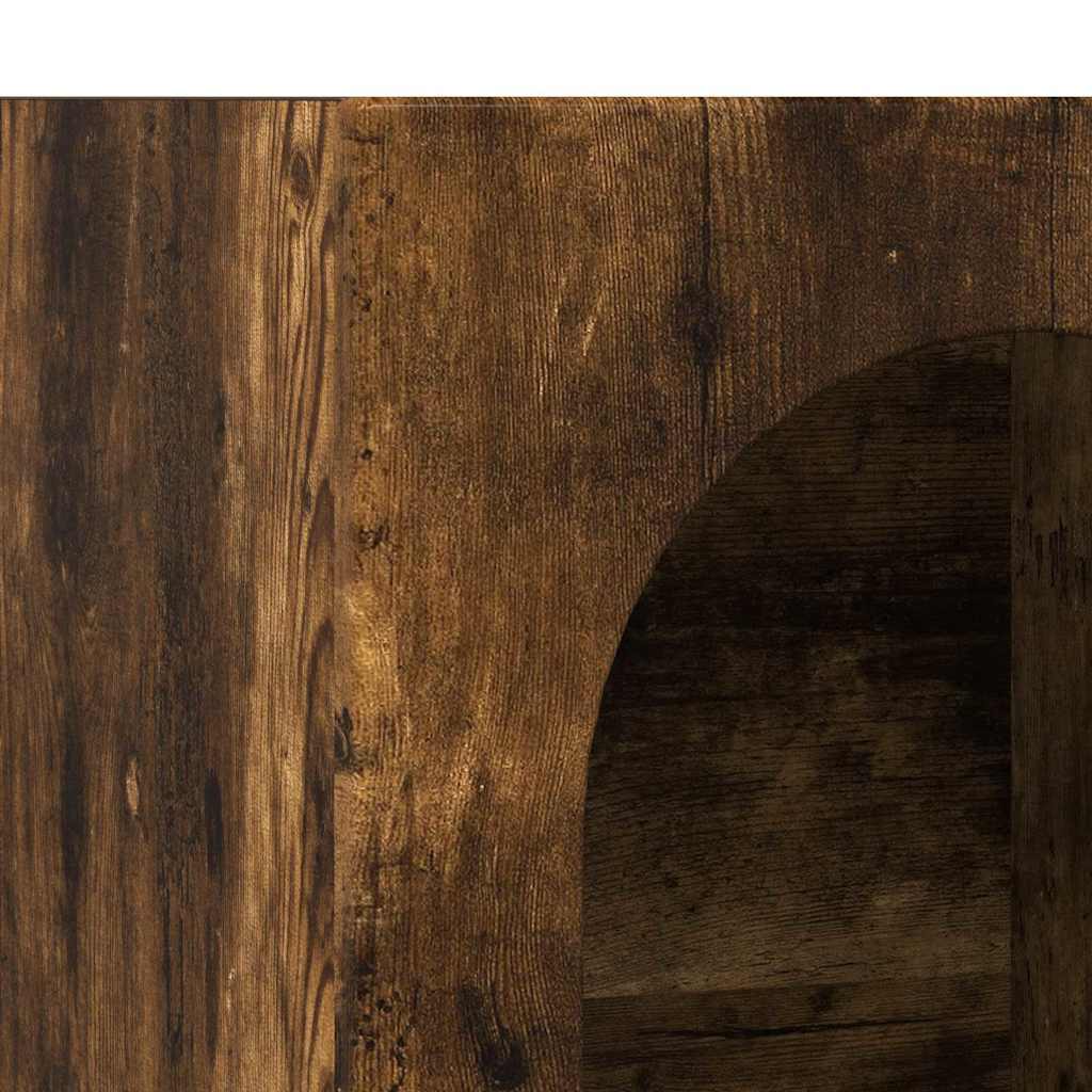 vidaXL Buffet Chêne fumé 59 x 35 x 80,5 cm Bois d'ingénierie