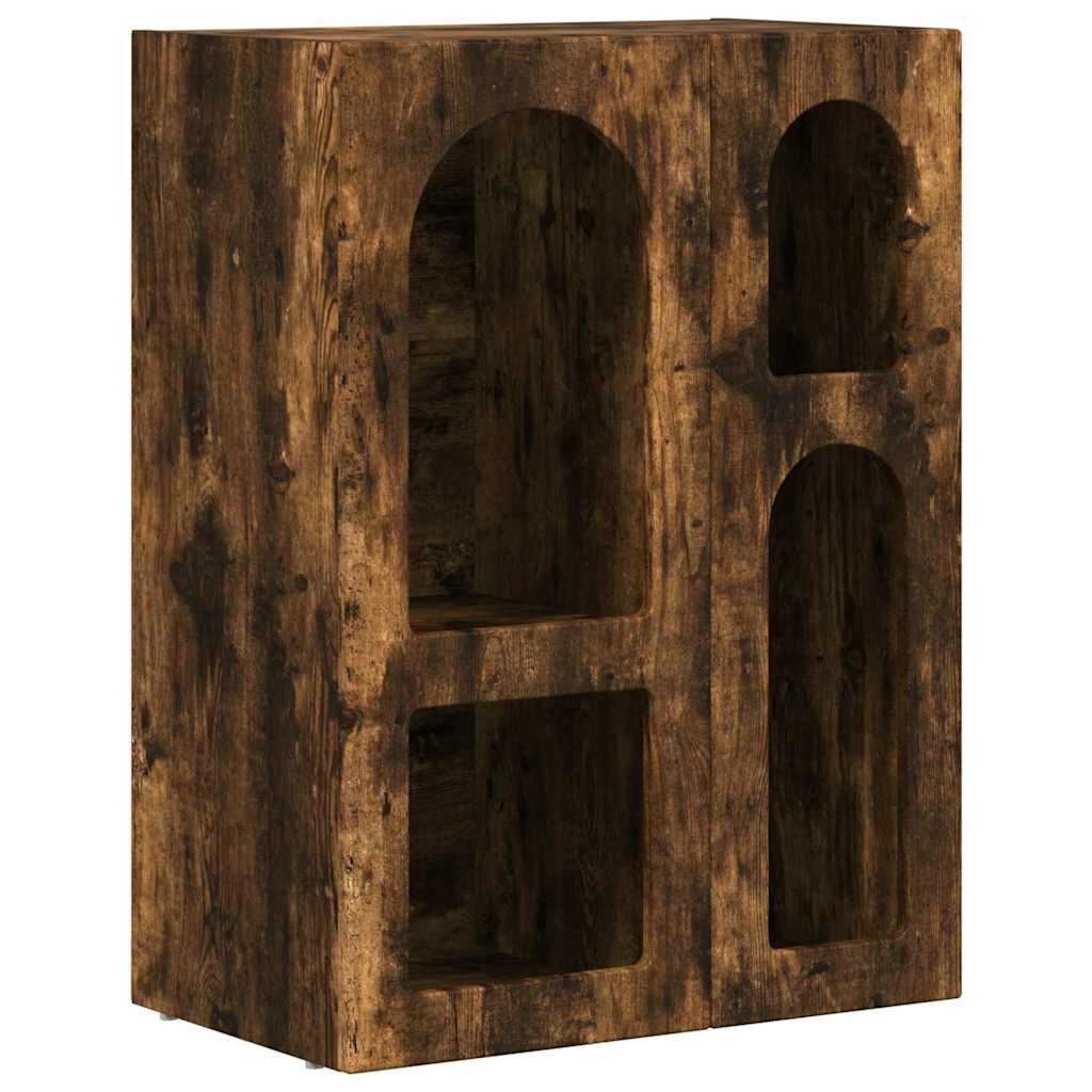 vidaXL Buffet Chêne fumé 59 x 35 x 80,5 cm Bois d'ingénierie