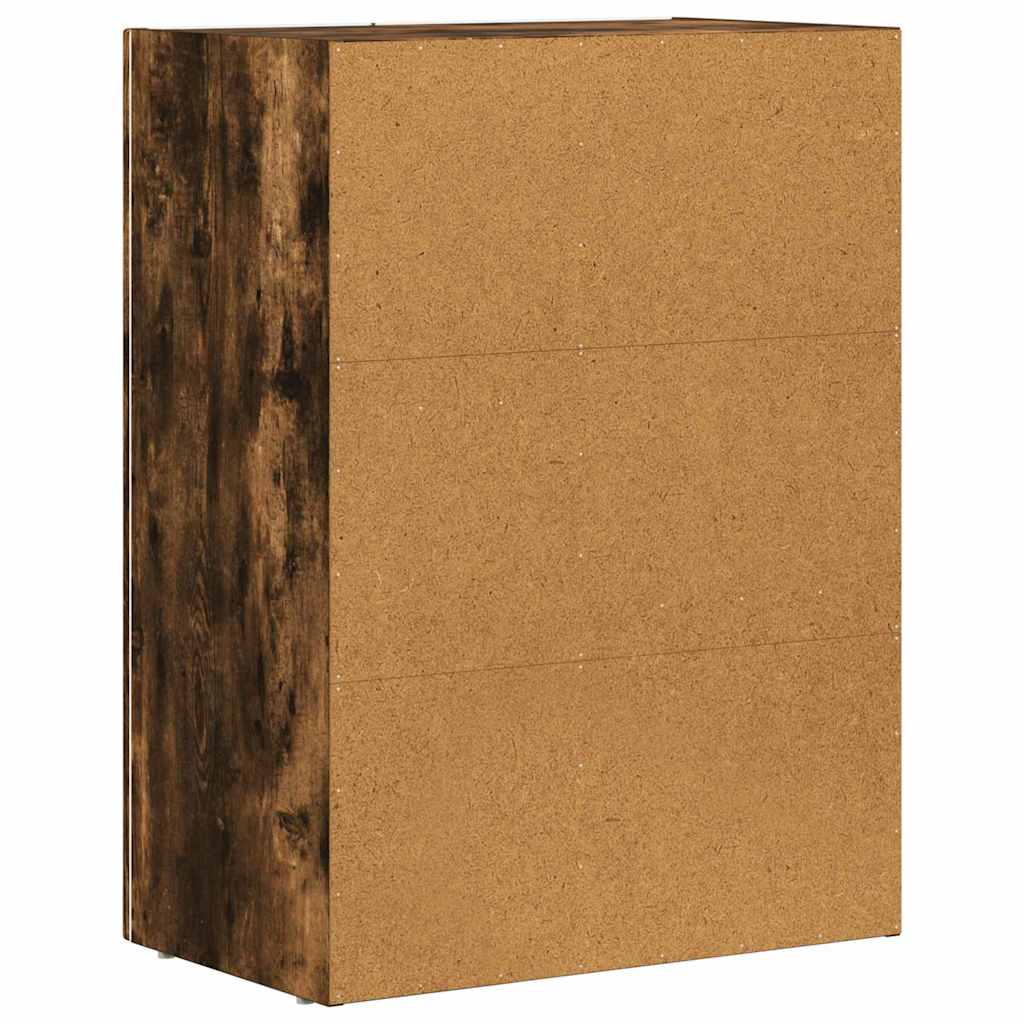 vidaXL Buffet Chêne fumé 59 x 35 x 80,5 cm Bois d'ingénierie