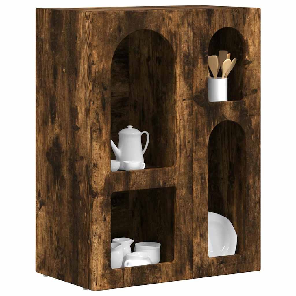 vidaXL Buffet Chêne fumé 59 x 35 x 80,5 cm Bois d'ingénierie