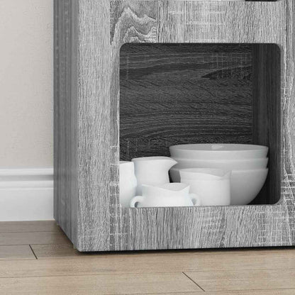 vidaXL Commode Gris Sonoma 59 x 35 x 80,5 cm Aggloméré