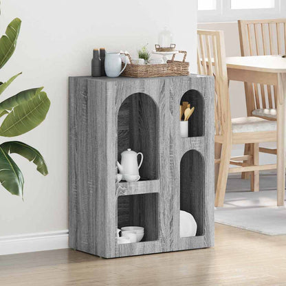 vidaXL Commode Gris Sonoma 59 x 35 x 80,5 cm Aggloméré