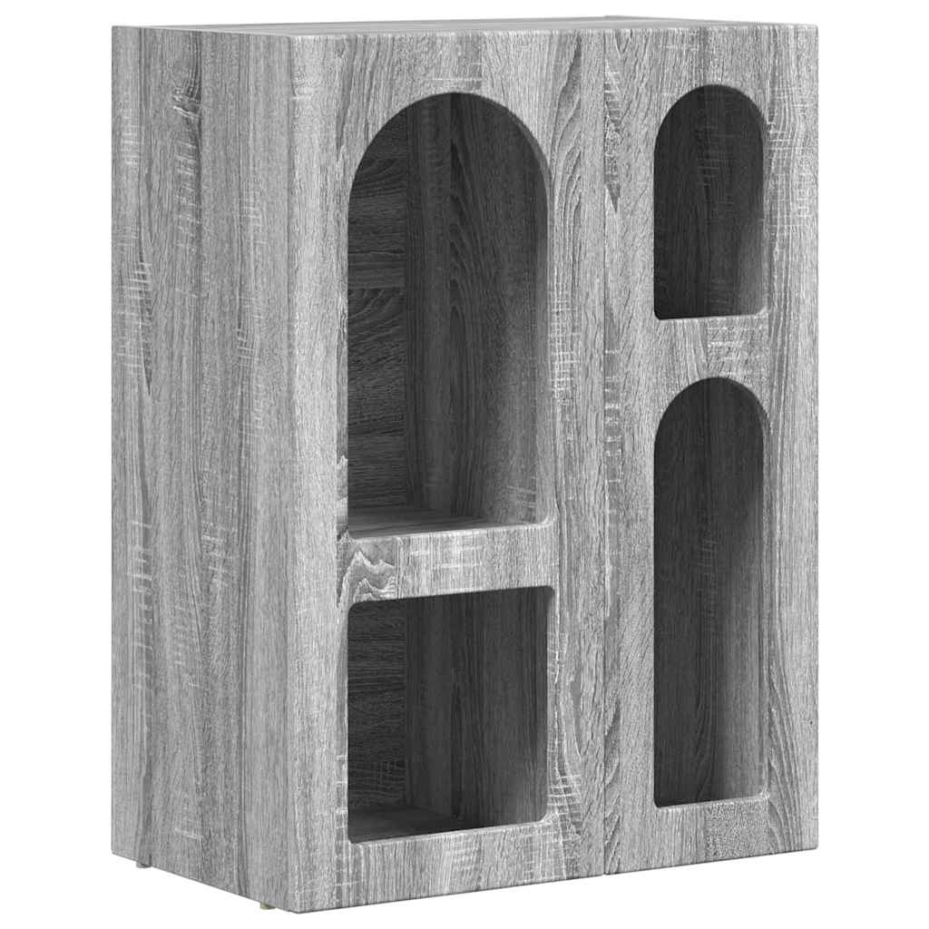 vidaXL Commode Gris Sonoma 59 x 35 x 80,5 cm Aggloméré
