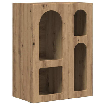 vidaXL Buffet chêne artisanal 59 x 35 x 80,5 cm, bois d'ingénierie
