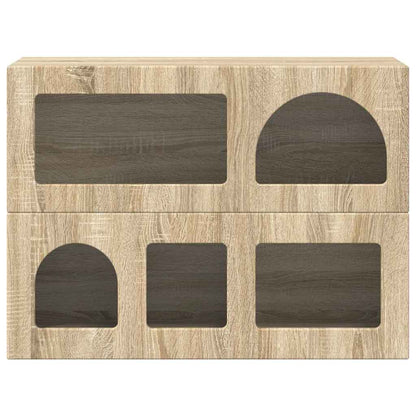 Sideboard Sonoma-Eiche 80,5 x 35 x 59 cm Holzwerkstoff