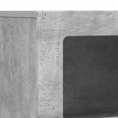 Sideboard Beton Grau 80,5 x 35 x 59 cm Holzwerkstoff