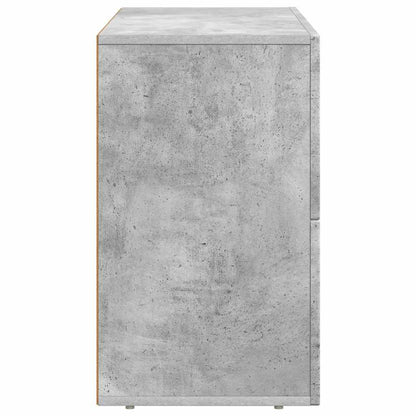 Sideboard Beton Grau 80,5 x 35 x 59 cm Holzwerkstoff