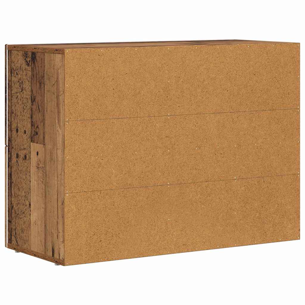 vidaXL Commode en aggloméré recyclé 80,5 x 35 x 59 cm