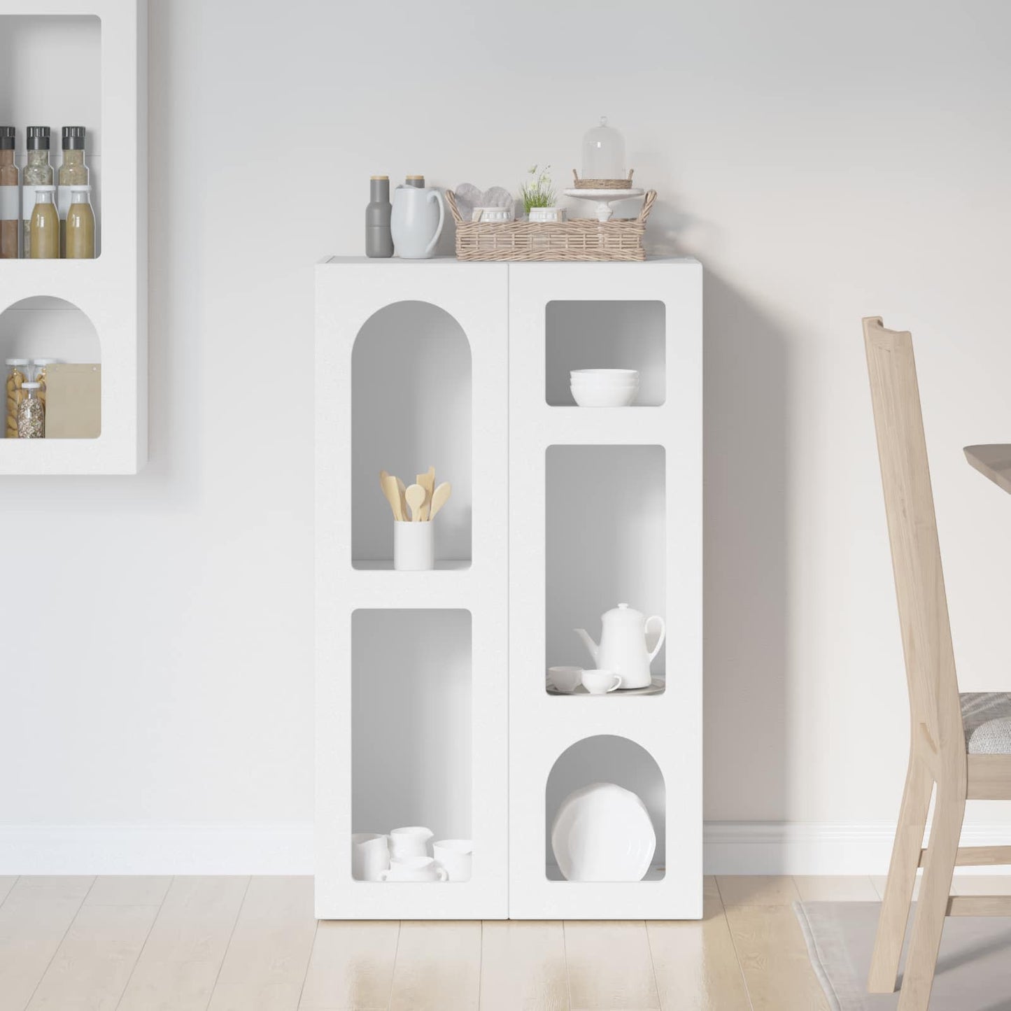 Sideboard Weiß 59 x 35 x 100,5 cm Holzwerkstoff