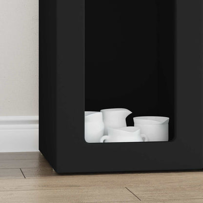 Sideboard Schwarz 59 x 35 x 100,5 cm Holzwerkstoff