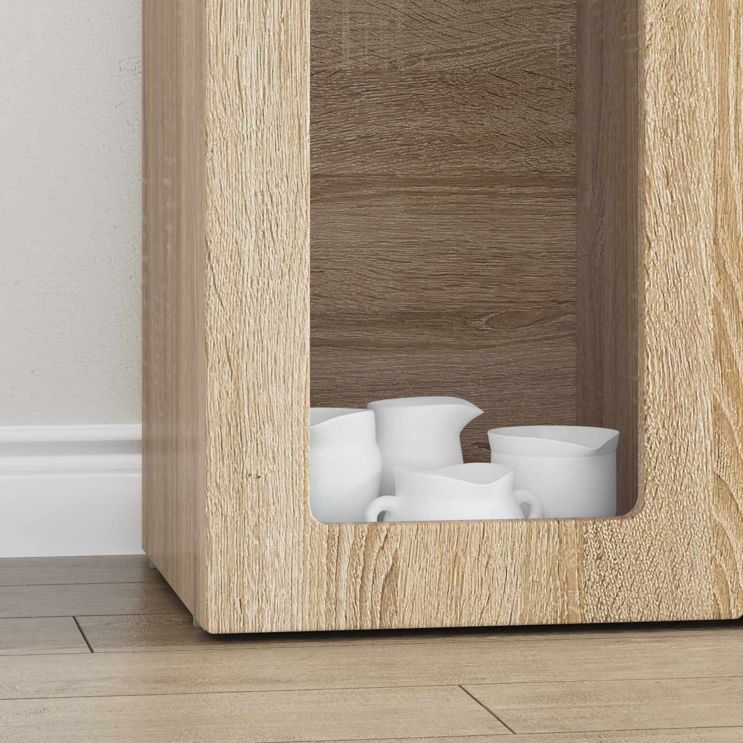 vidaXL Buffet chêne Sonoma 59 x 35 x 100,5 cm bois d'ingénierie