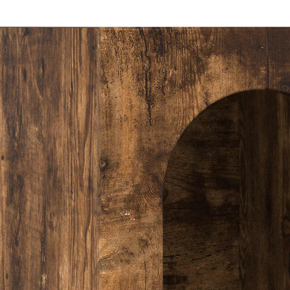 vidaXL Buffet chêne fumé 59 x 35 x 100,5 cm bois d'ingénierie