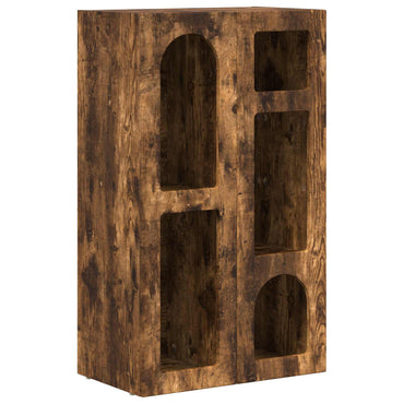 vidaXL Buffet chêne fumé 59 x 35 x 100,5 cm bois d'ingénierie