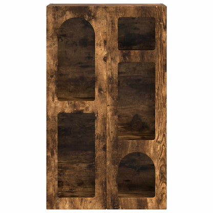 vidaXL Buffet chêne fumé 59 x 35 x 100,5 cm bois d'ingénierie