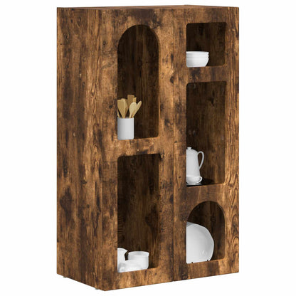 vidaXL Buffet chêne fumé 59 x 35 x 100,5 cm bois d'ingénierie