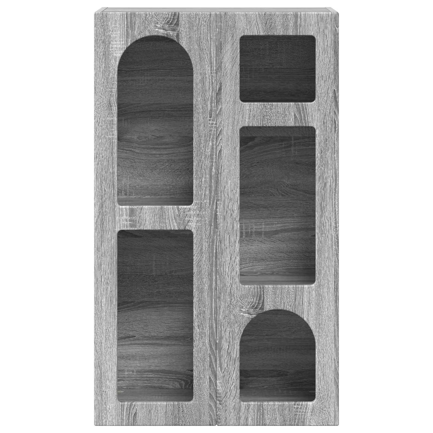 vidaXL Buffet bas gris Sonoma 59 x 35 x 100,5 cm, bois d'ingénierie