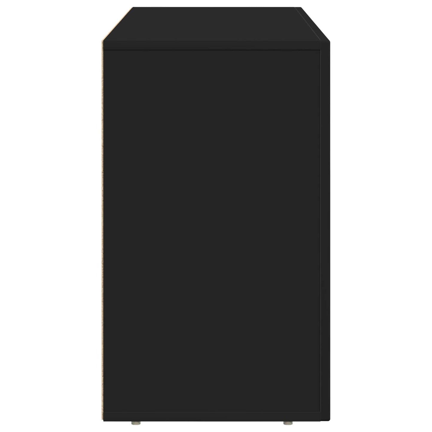 Sideboard Schwarz 100 x 35 x 59 cm Holzwerkstoff