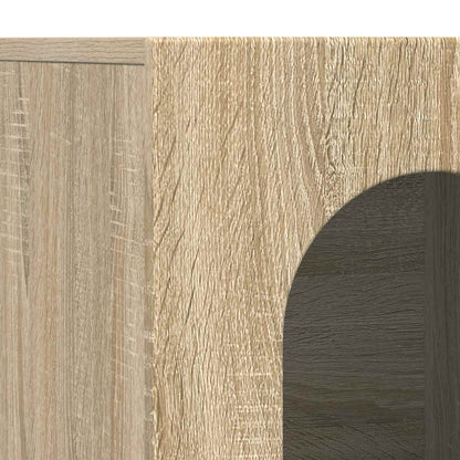 vidaXL Sideboard Sonoma-Eiche 100 x 35 x 59 cm Holzwerkstoff
