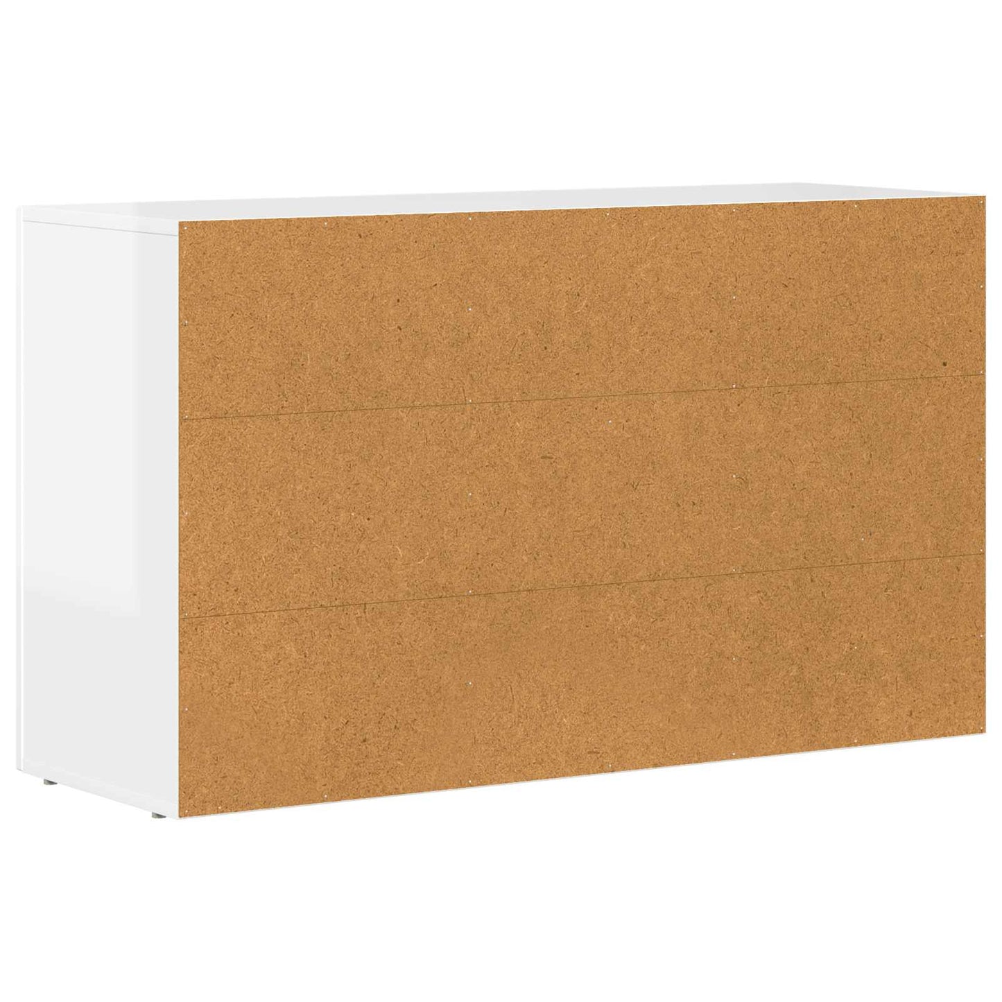 vidaXL Sideboard Hochglanz Weiß 100 x 35 x 59 cm Holzwerkstoff
