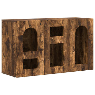 vidaXL Sideboard Geräucherte Eiche 100 x 35 x 59 cm Holzwerkstoff