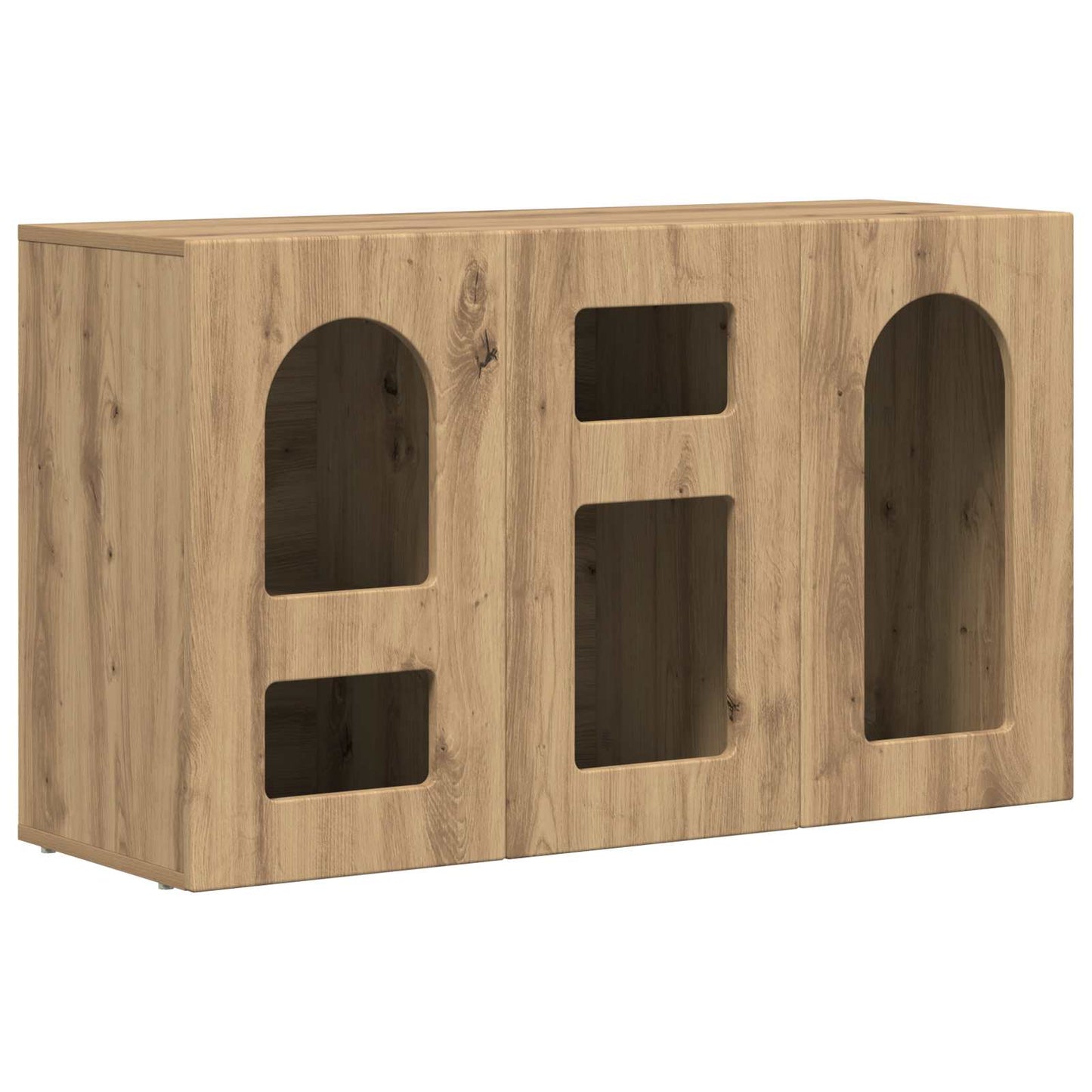 vidaXL Sideboard Artisan-Eiche 100 x 35 x 59 cm Holzwerkstoff