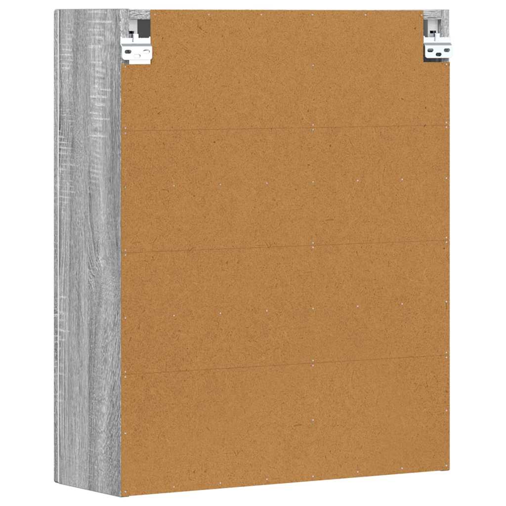 vidaXL Hängeschrank Graues Sonoma 59 x 20 x 71,5 cm Holzwerkstoff