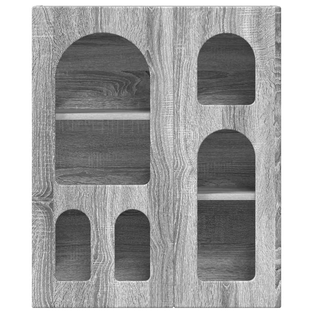 vidaXL Hängeschrank Graues Sonoma 59 x 20 x 71,5 cm Holzwerkstoff